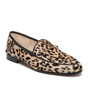 NWOT Sam Edelman Lori Calf Hair Loafer AnimalPrint